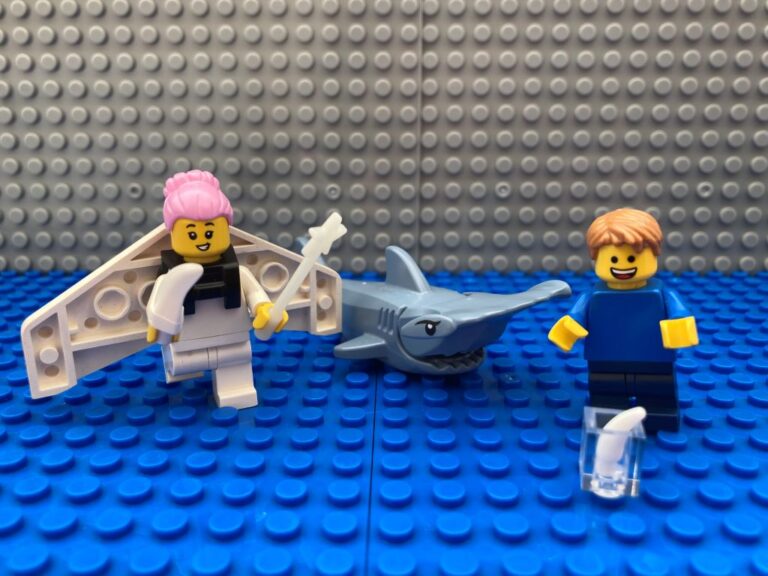 Tooth Fairy chasing a shark