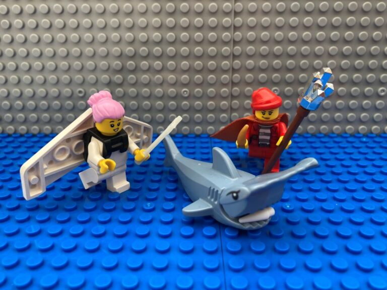 Tooth fairy trying to steal a shark's tooth