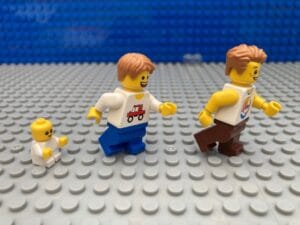 Child growing up one after the other