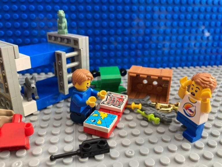 Younger child making a mess with older child's stuff
