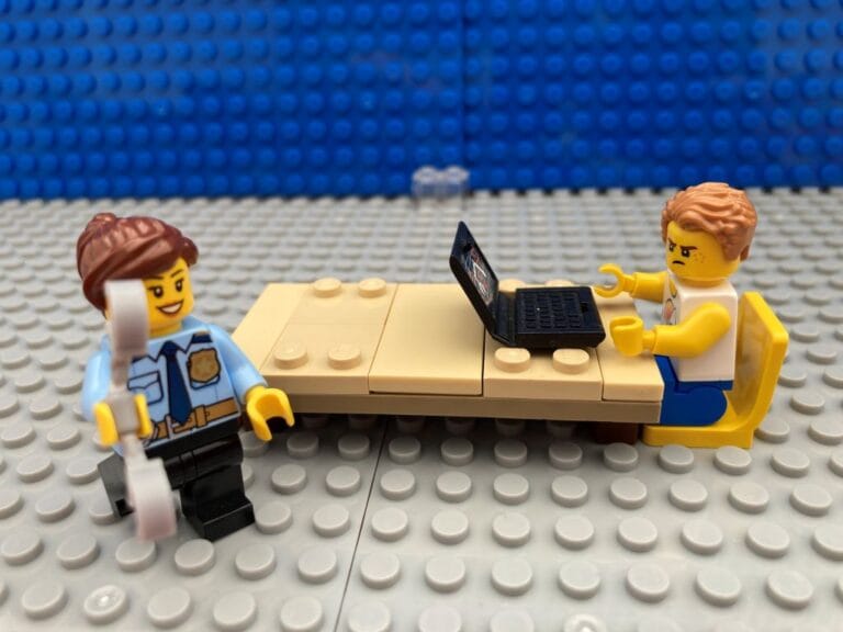 Mum being the screen time police checking what the child is doing on their computer