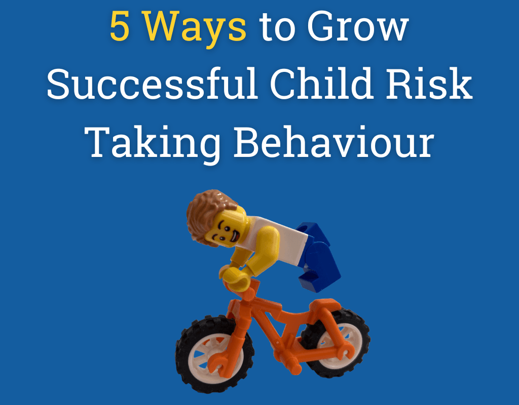 5 Ways to Grow Successful Child Risk Taking Behaviour. Image: Child on a bike