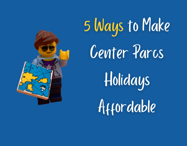 5 Ways to Make Center Parcs Holidays Affordable. Image: Mum with sunglasses on holding a map